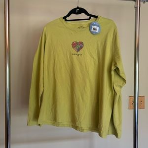 Life is Good Veggie Long Sleeve Tee